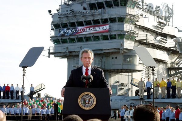 Фотохроника 8-летнего правления 43-го президента США Джорджа Буша-младшего (George W. Bush) (54 фотографии), photo:64