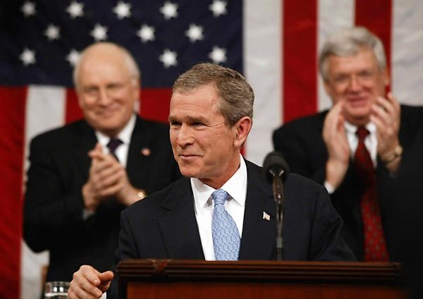 Фотохроника 8-летнего правления 43-го президента США Джорджа Буша-младшего (George W. Bush) (54 фотографии), photo:71