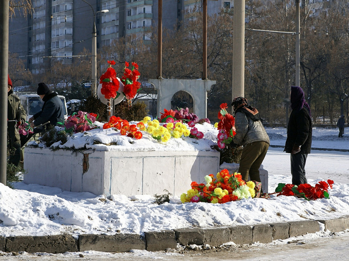 plastic flowers as New Year decorations.jpg