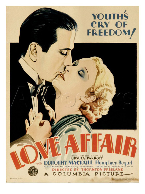 Love Affair, Humphrey Bogart, Dorothy Mackaill on Window Card, 1932.jpg