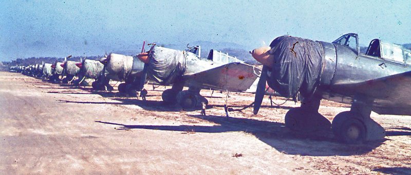 World War II Fighter Planes Kimpo, Korea 1945.jpg