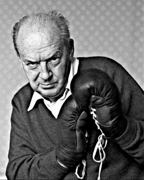 Vladimir Nabokov prepares for battle.JPG
