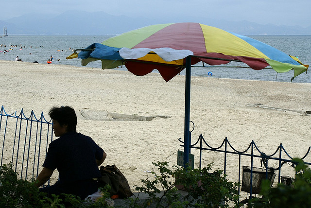 51Songdowon beach, entrance for Koreans only.jpg