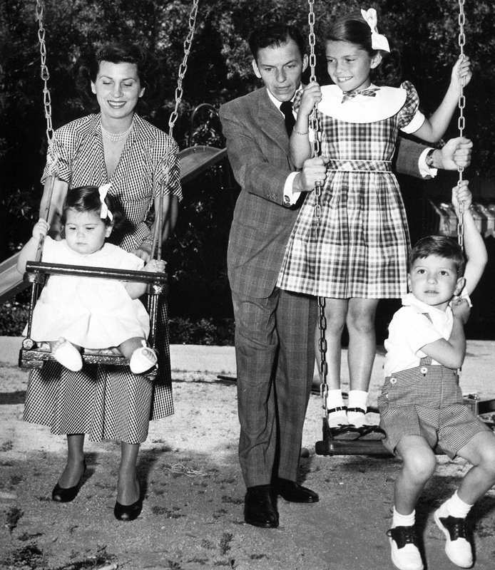 Frank Sinatra with wife and children..jpg