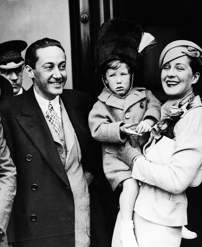 Irving Thalberg and his son Irving Jr. and his wife, actress Norma Shearer..jpg