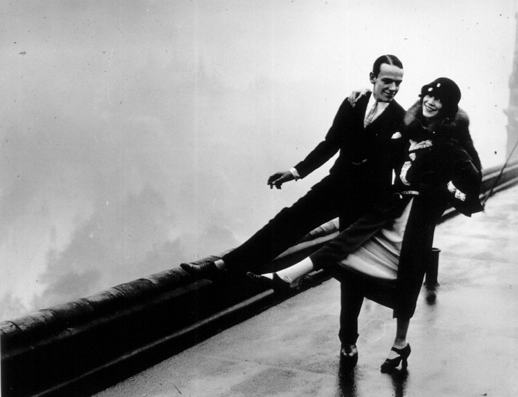 nFred Astaire dancing on the roof of the Savoy Hotel in London with his sister and dancing partner Adele.jpg