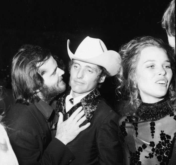 Jack Nicholson, Dennis Hopper and Michelle Phillips.jpg