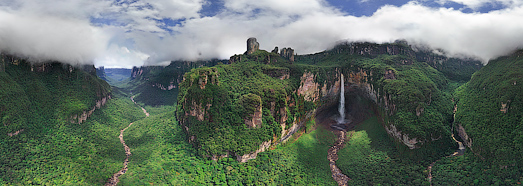 Venezuela. Surroundings of Angel Falls - AirPano.com • 360 Degree Aerial Panorama • 3D Virtual Tours Around the World