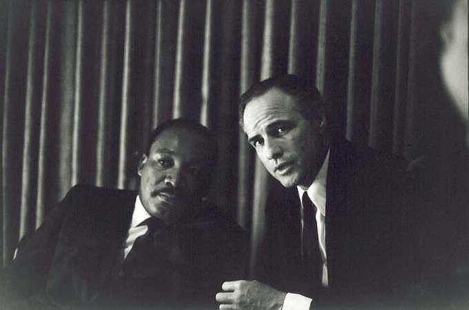 Martin Luther King Jr. and Marlon Brando, 1968.jpg