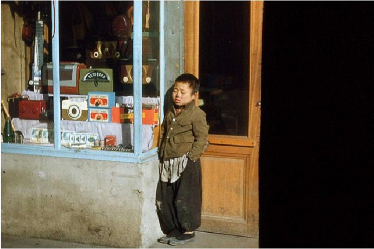 Boy resting - Seoul-Jan. 1953.JPG