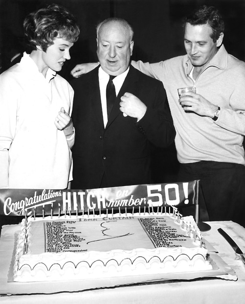 Julie Andrews, Alfred Hitchcock and Paul Newman.jpg
