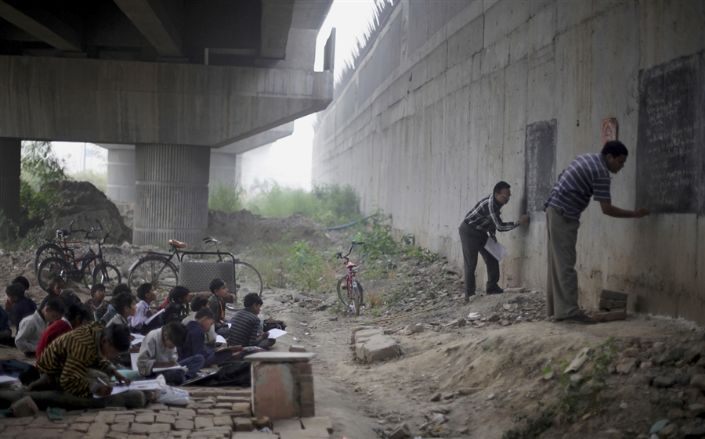 under a bridge in India.jpg