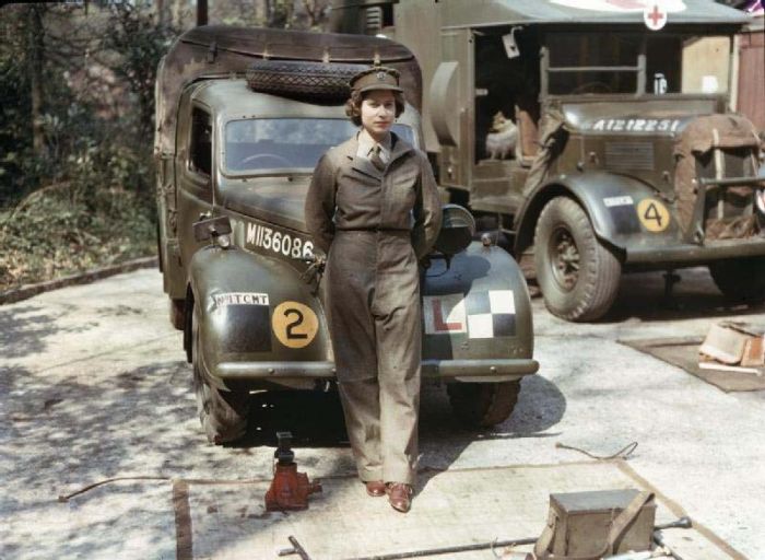 Queen Elizabeth served in the Army during World War II..jpg