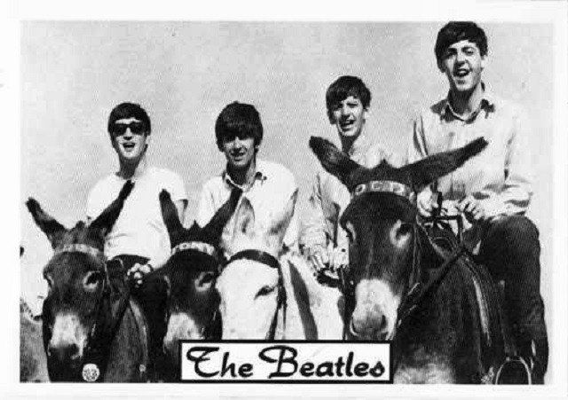 The Beatles on Donkeys, 1963 (3).jpg