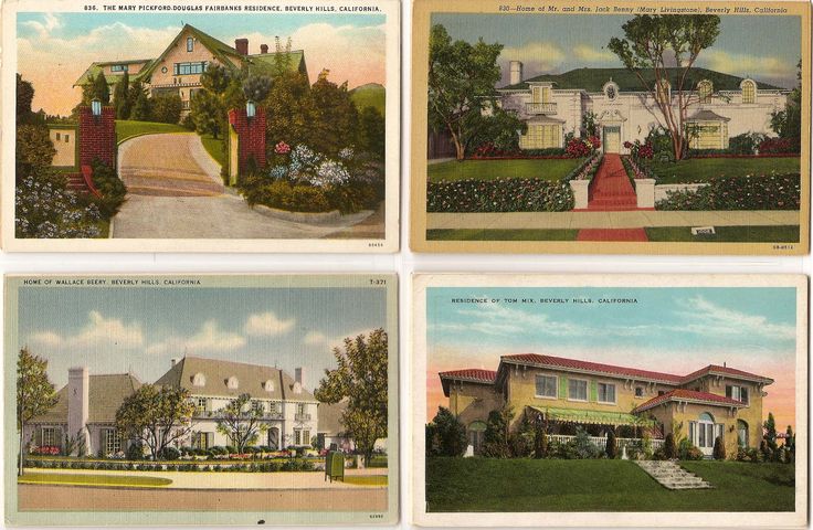 Homes of Mary Pickford and Douglas Fairbanks, Jack Benny, Wallace Berry &amp; Tom Mix.jpg