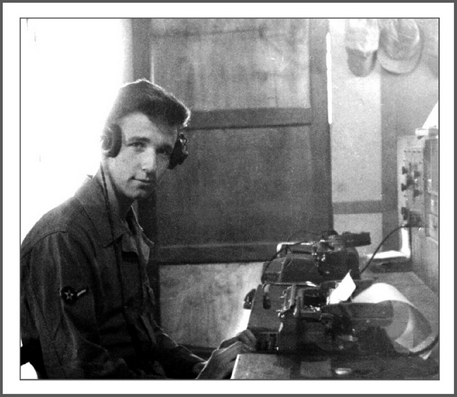 1K-18 Jack (Me) At Work K-18 Kangnung Korea 1954.jpg