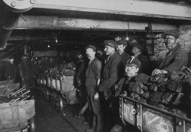 Miners (some who are also minors) going to work in 1890..jpg