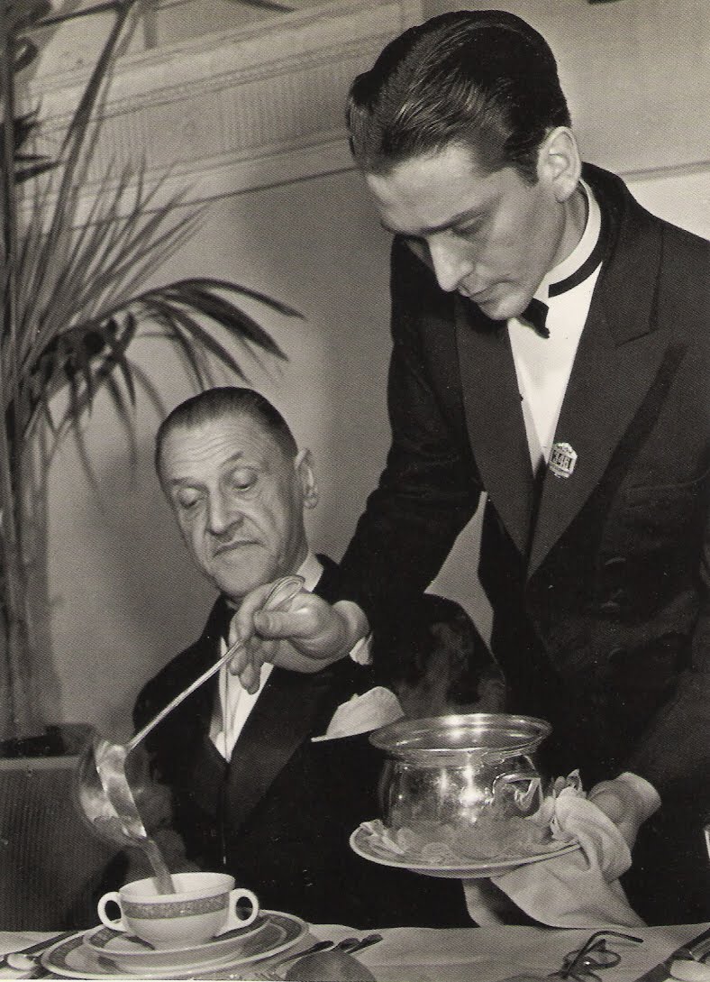 John Phillips. New York. 1941. Author-playwright Somerset Maugham at official dinner..jpg