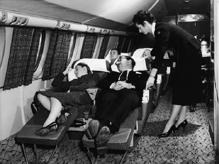Sleeping passengers from the 1950’s travelling in first class.jpg
