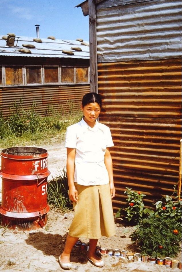 1953 Wonju, South Korea 35mm Slides - Locals, PingPong &amp; Singsong 1.JPG