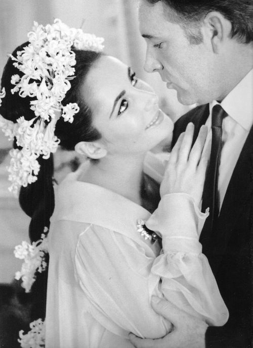Elizabeth Taylor and Richard Burton on their wedding day, 1964..jpg