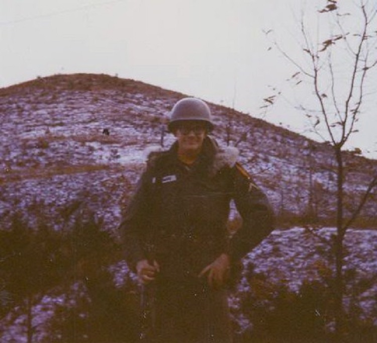 4 Bill Strouse near DMZ, Korea 1957.jpg