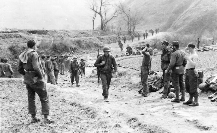 24 We in reserve for 3rd Btn are relieved by the Army. Feb., 1951.jpg