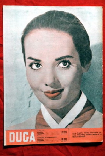 Battle Hymn (1957) Anna Kashfi ON BACK COVER 1957 VERY RARE EXYU MAGAZINE.jpg
