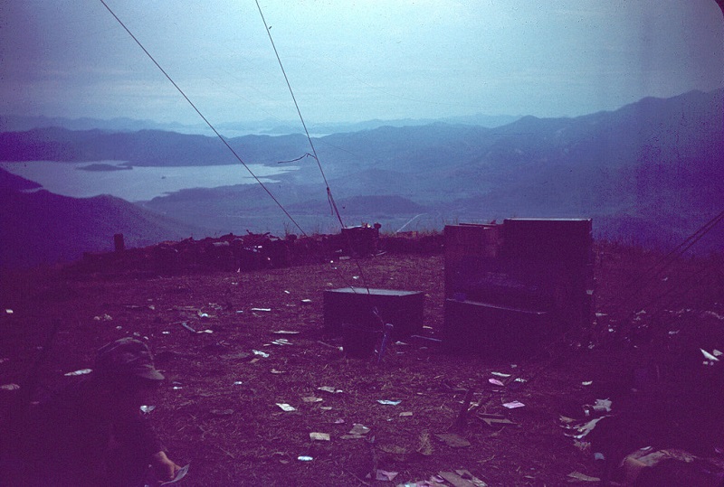 21 Remains of VHF site after Guerilla attack 3 Sept 1950 Changwon.jpg