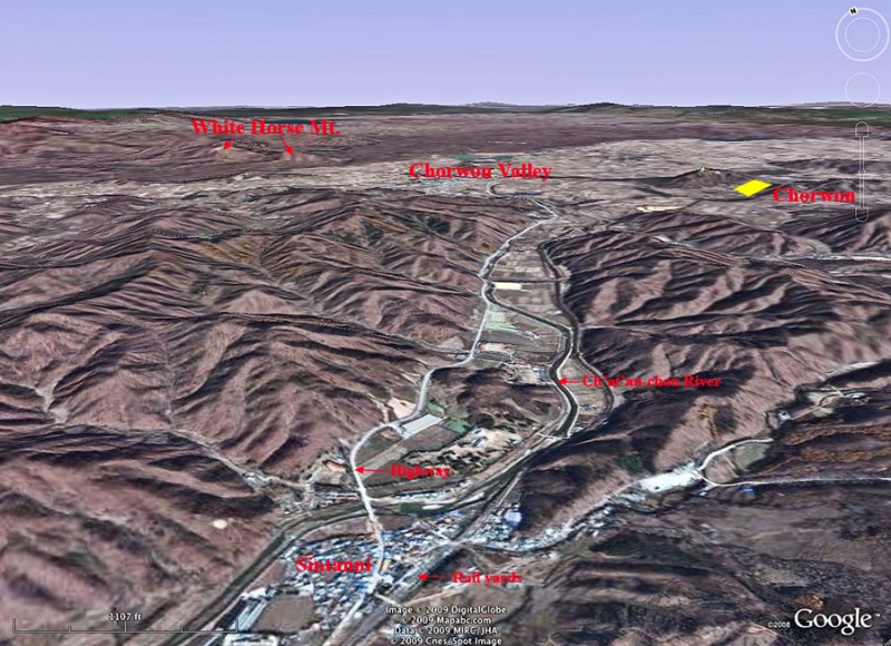 20 Google Earth Map Chorwon Valley and Ch