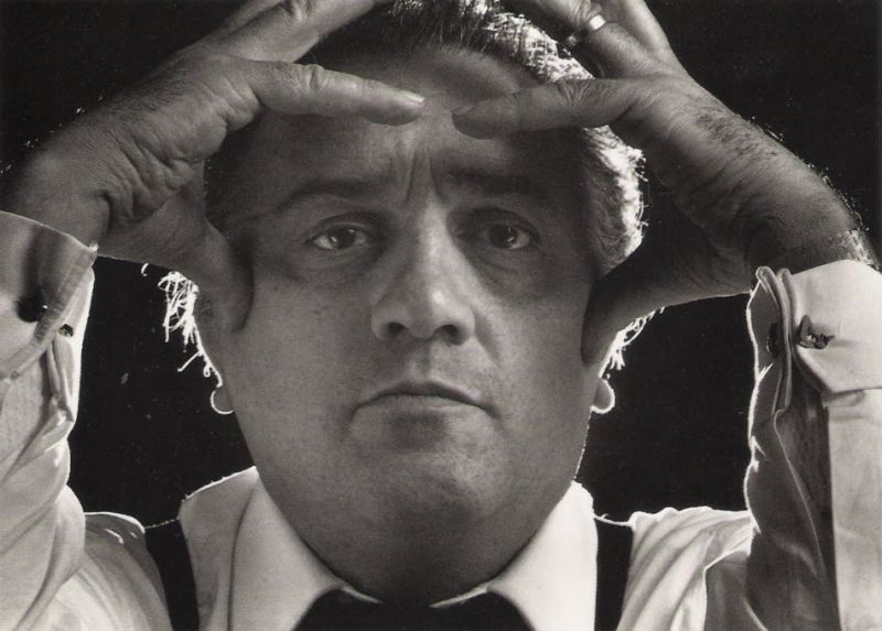 Henri Dauman. Federico Fellini. The Plaza. New York City. 1970.jpg