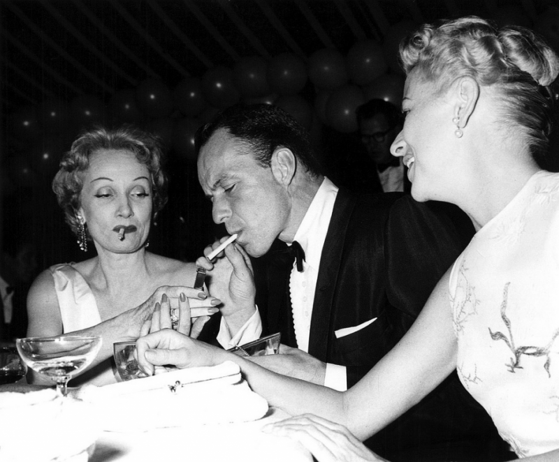 Marlene Dietrich, Frank Sinatra and Betty Furness.jpg