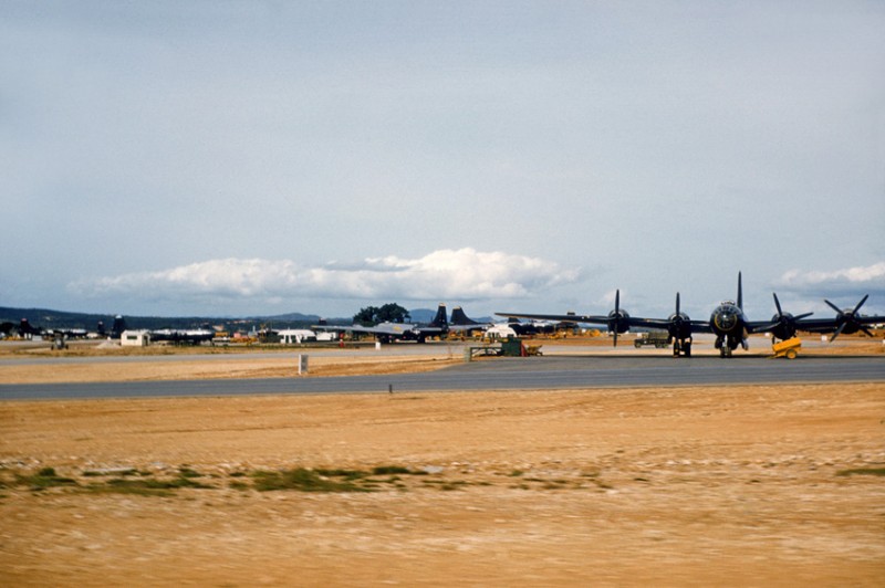Planes at Kadena B-29s - Apr 54.jpg