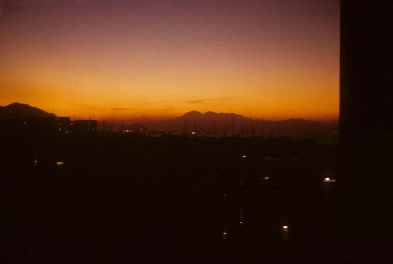 Hong Kong Sunset from Hotel Room - 29 Dec 53.jpg