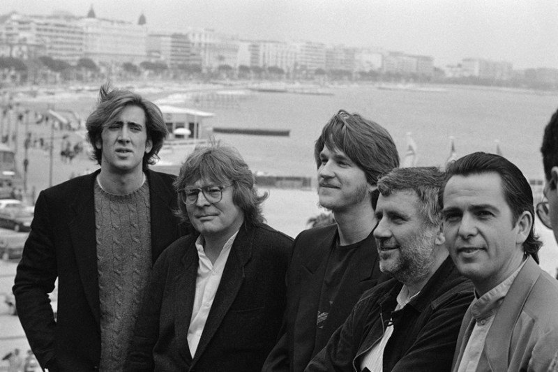 zNicolas Cage, Alan Parker, Matthew Modine, Alan Marshall and Peter Gabriel, 1985.jpg