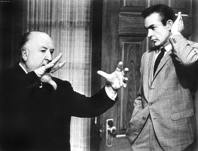 Alfred Hitchcock and Sean Connery, 1964.jpg