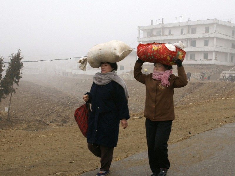 24Ladies carrying goods, Pongchon County.jpg