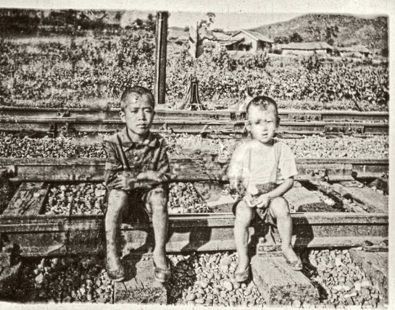 Train tracks, Seoul, Korea, June, 1953..jpg