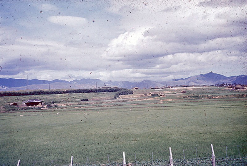 1 - Outside Taegue - Field outside Teagu Korea 1952.jpg