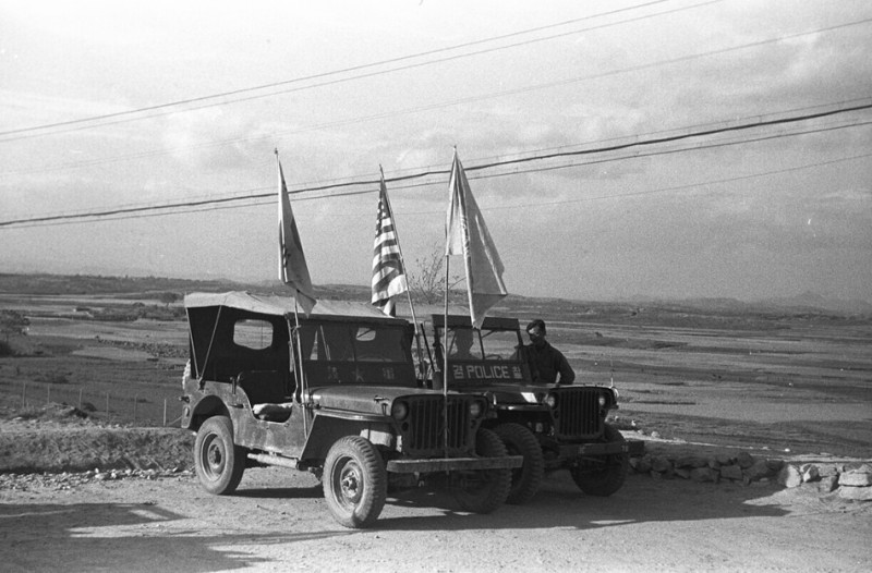 11 ROK Army Jeeps, 1952.jpg