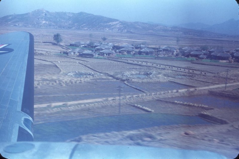 y32 Bomb Craters near Pyongyang, NK Oct 1950.jpg