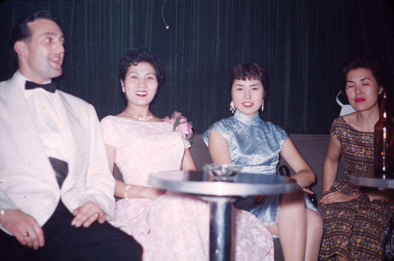 At the Queen Bee Cabaret, 1956.jpg