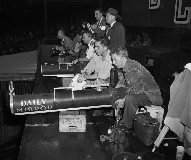 News photographers with Big Bertha camera, 1950’s.jpg