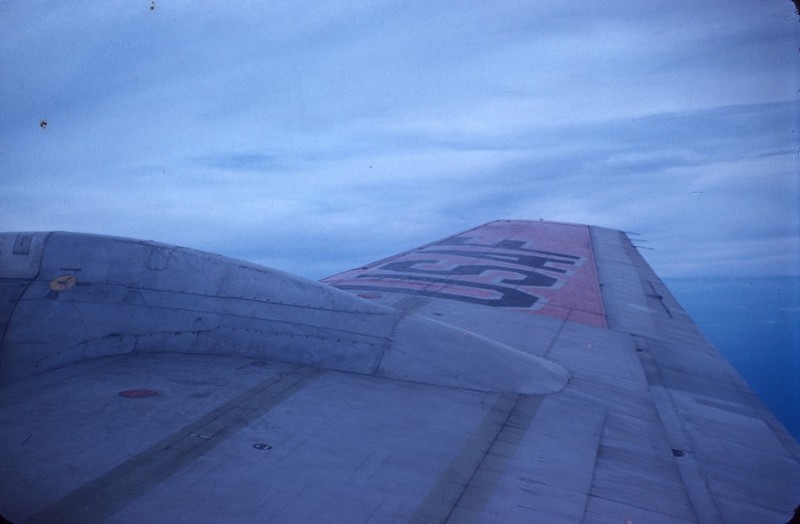 31 Part of C-54 wing I flew to Tokyo on.jpg