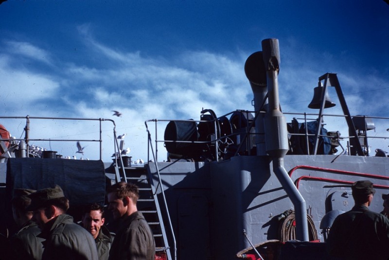 61 Aboard the General Gaffey, 1955.jpg