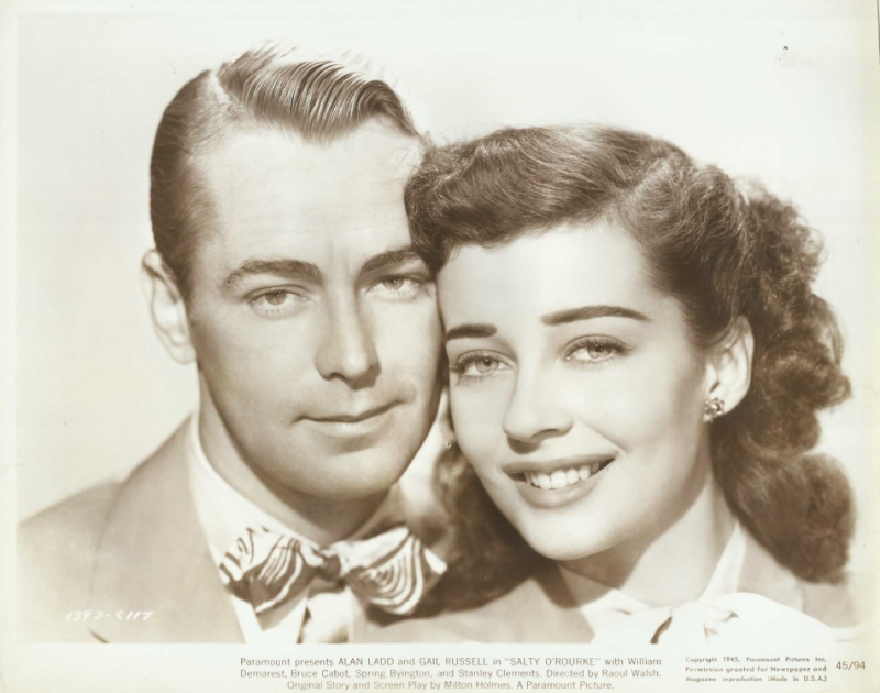 T GAIL RUSSELL &amp; ALAN LADD in Salty O