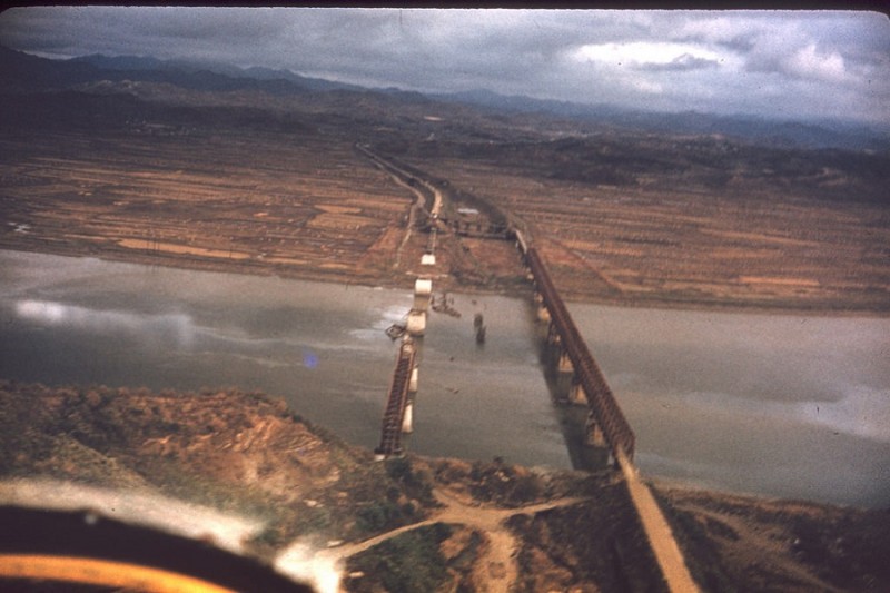 2016-06-27-0002d Imjin bridge from helicopter north of Seoul 1959.jpg