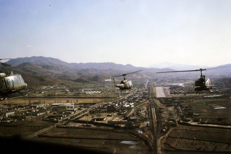 28 Flying toward A220, Camp Casey Korea 1973.jpg