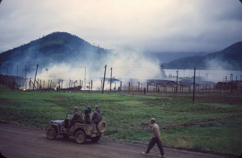 199 Tear Gassing POWs, 1953.jpg