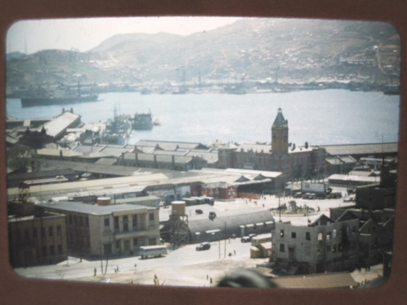 4 Vintage 35mm Color Slides Harbor at Pusan, Korea 1954 b.JPG